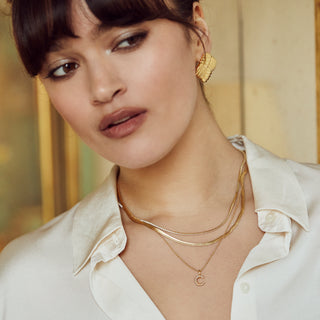 Pearl Initial Necklace