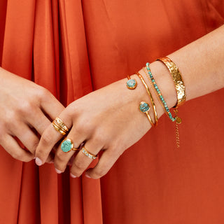 turquoise beaded bracelet