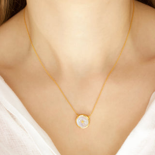carrie elizabeth limited edition moonstone night sky necklace