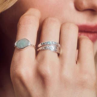 Hattie Ombre Molten Ring