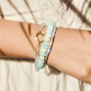 opal beaded bracelet