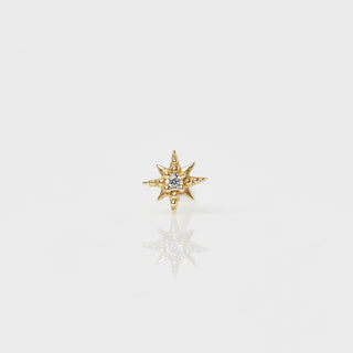 Shining Star Flat Back Earring