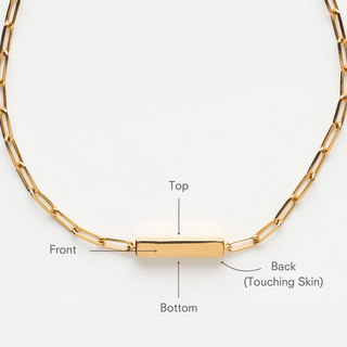 Your Safe Space Engravable Bar Bracelet