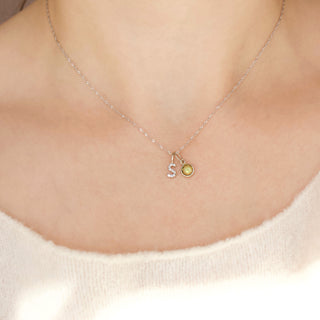 Treasured Diamond Initial Charm