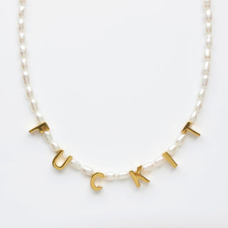 Custom Made Personalised Pearl Necklace