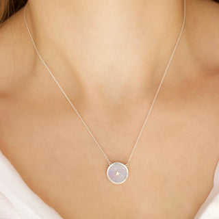 carrie elizabeth moonstone night sky necklace in sterling silver