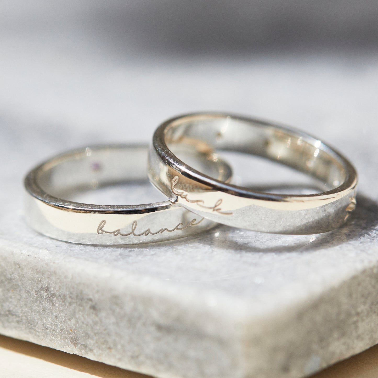 zoe sugg intentions pearl luck ring in silver