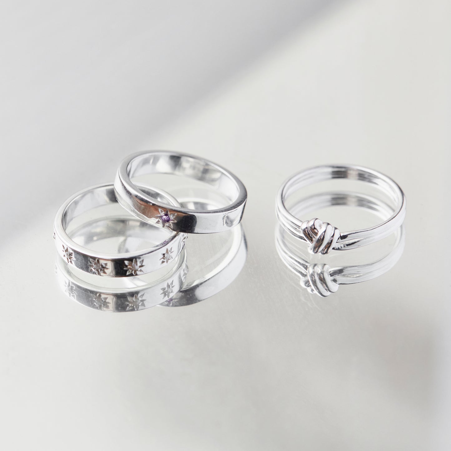 zoe sugg intentions pearl luck ring in silver