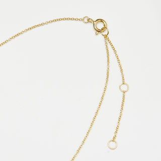 Black Mother of pearl tarot card necklace in gold