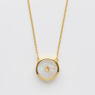 carrie elizabeth limited edition moonstone night sky necklace