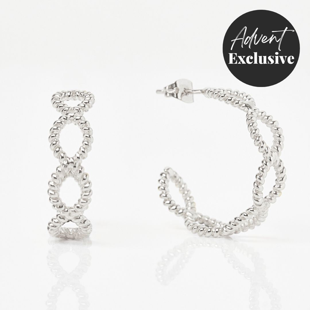 Carrie elizabeth jewellery advent calendar in silver