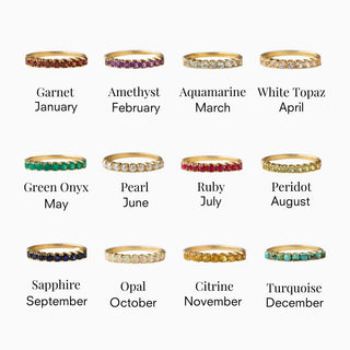 Carrie Elizabeth Make it personal Ring stacking Set