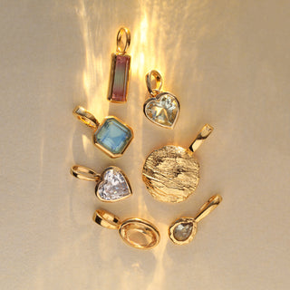 ascher cut quartz pendant