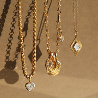 Moonstone Kite Sunray Necklace