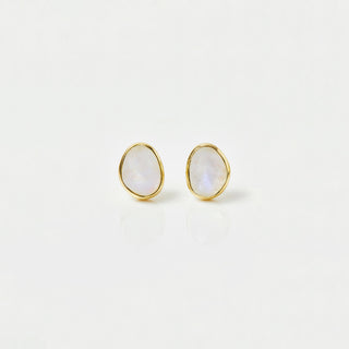 Simple Moonstone Earrings