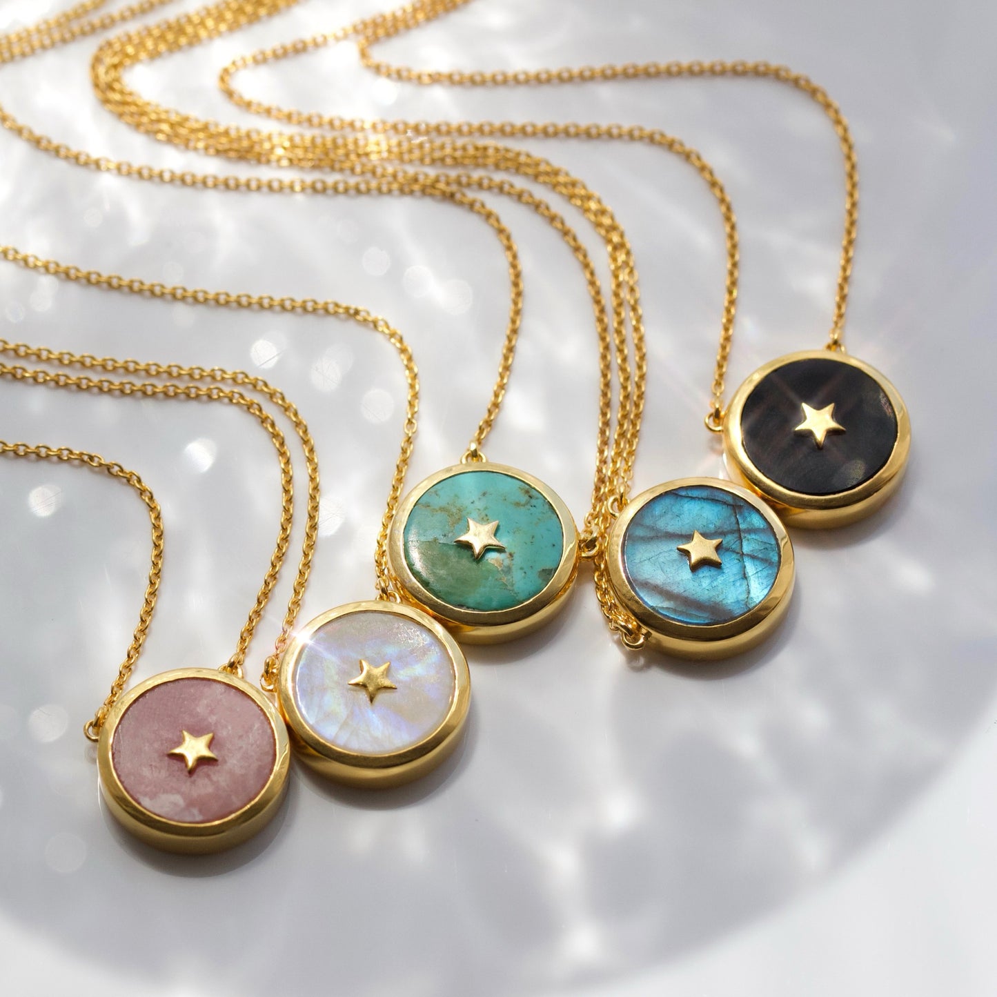 carrie elizabeth labradorite night sky necklace in gold vermeil
