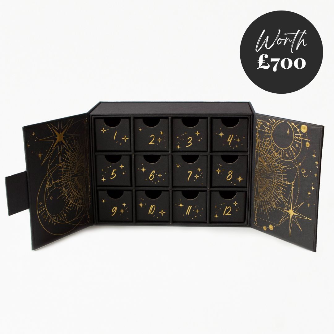 12 Day Advent Calendar in Silver