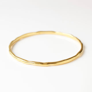 molten skinny bangle gold