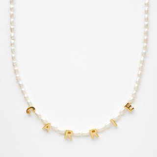 Custom Made Personalised Pearl Necklace