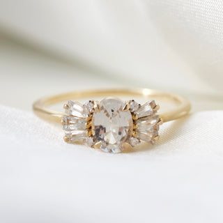 Sapphire and diamond ring