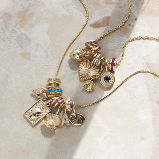 Treasured Diamond Initial Charm