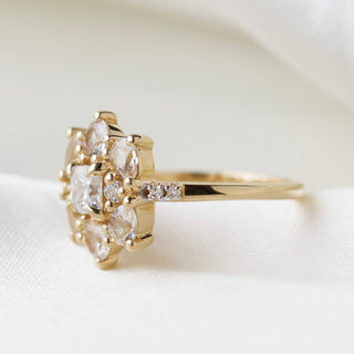 Valerie Moissanite & Sapphire Ring