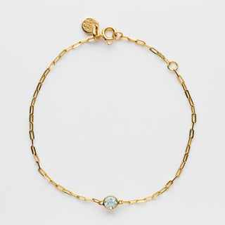 blue topaz bridal bracelet