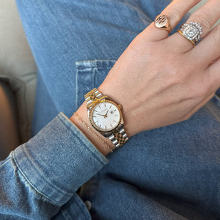Luna Pearl Luxe Link Watch