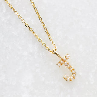 Pearl Initial Necklace