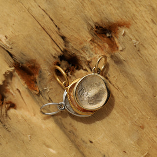 Carrie Elizabeth custom made fingerprint necklace