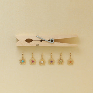 Treasured Birthstone Flower Charm