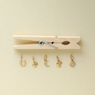 Treasured Diamond Horseshoe Charm