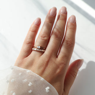 Cushion Cut Diamond Solitaire Ring - UK Size O