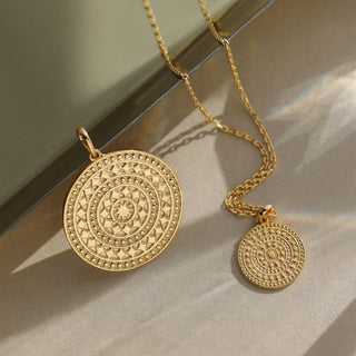 Aztec Coin Pendant