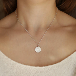 Aztec coin necklace