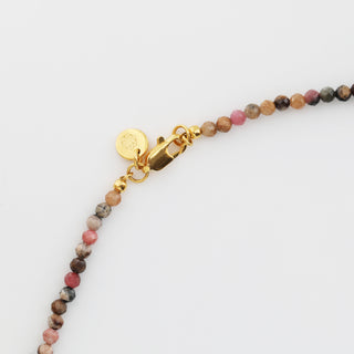 Agate Maxi Beaded Coin Necklace