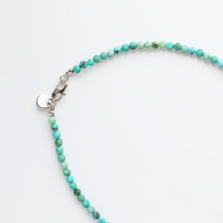 Blue beaded necklace