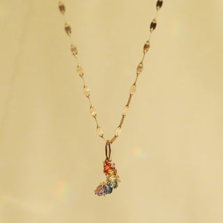Charity solid gold rainbow pride charm LBGT Foundation