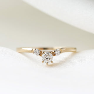 Diamond Wedding Band -UK Size O