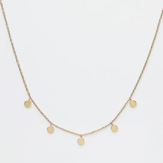 Mini hanging coin necklace