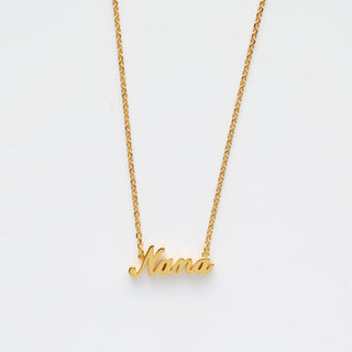 Nana necklace in gold for grandma