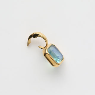 Blue Quartz Ascher Cut Pendant