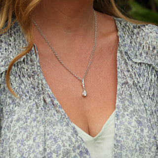 Silver Rolo Chain with charm