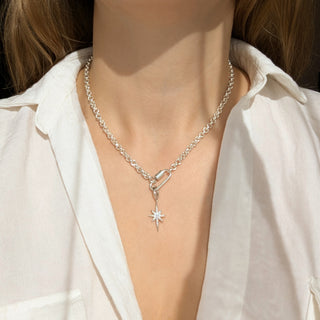 Vintage Chain with Guiding Star Pendant