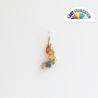 Carrie Elizabeth Rainbow 9k Charm