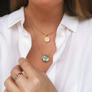14k Gold Vermeil Horoscope Zodiac Pendant Necklace 60.00 16", Best Seller, Cosmos, Gold, necklace, Personal, under-80