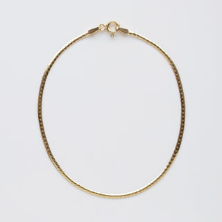 Carrie elizabeth slinky bracelet in solid 9k gold