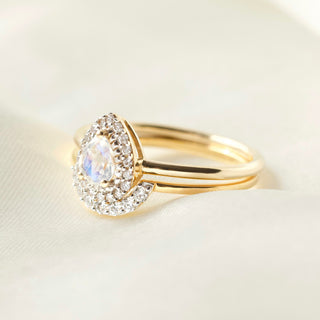 Diamond U Shaped Hugging Ring