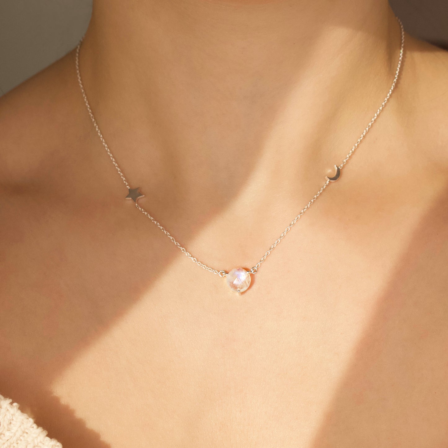 Dreamcatcher Necklace in Sterling Silver - Necklace - Carrie Elizabeth