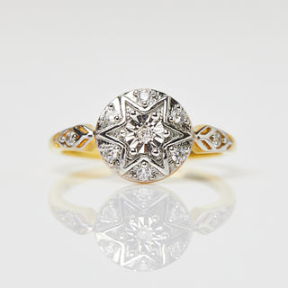 Stunning gold vermeil rings crafted by Carrie Elizabeth Jewellery